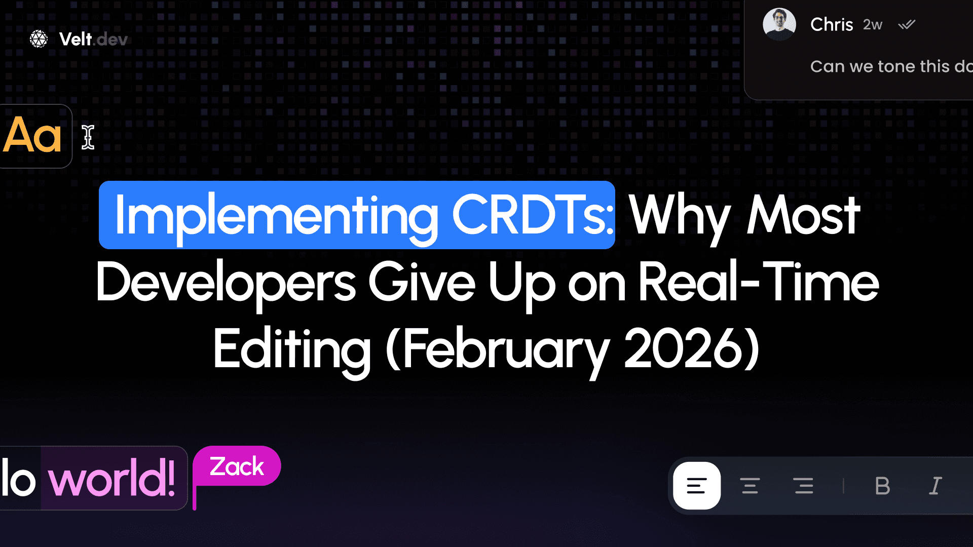 Implementing CRDTs: Why Most Developers Give Up on Real-Time Editing (February 2026)