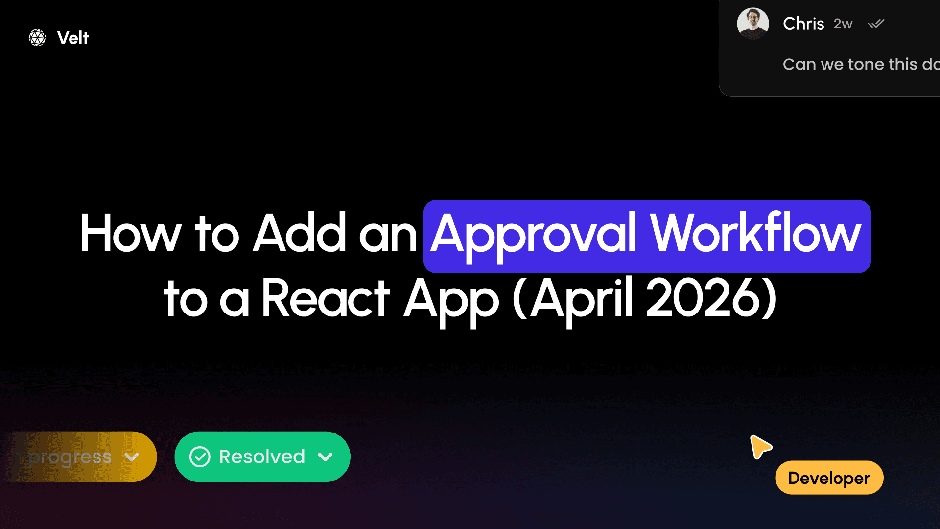 How to Add an Approval Workflow to a React App (April 2026)