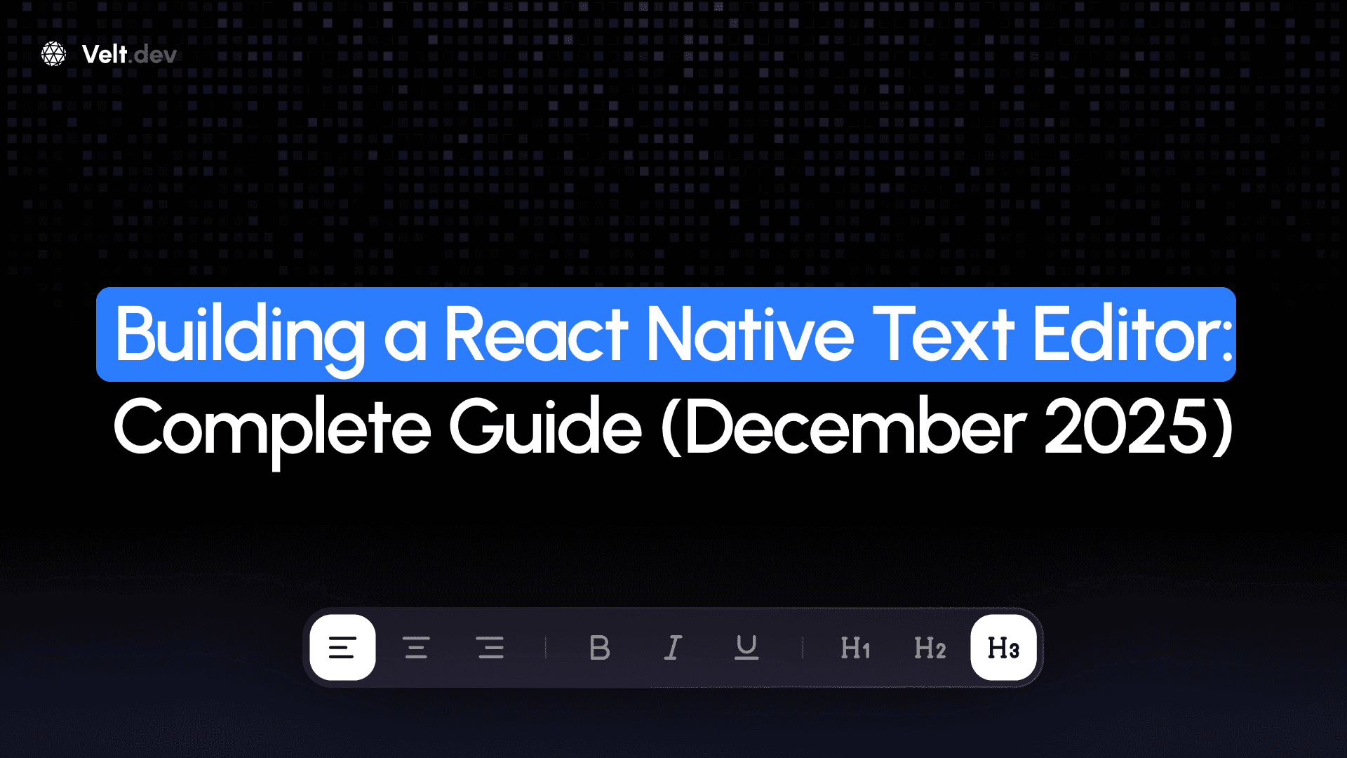 Building a React Native Text Editor: Complete Guide (December 2025)