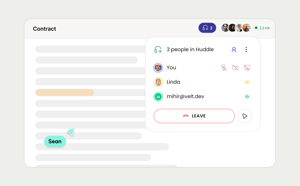 Velt launch design system